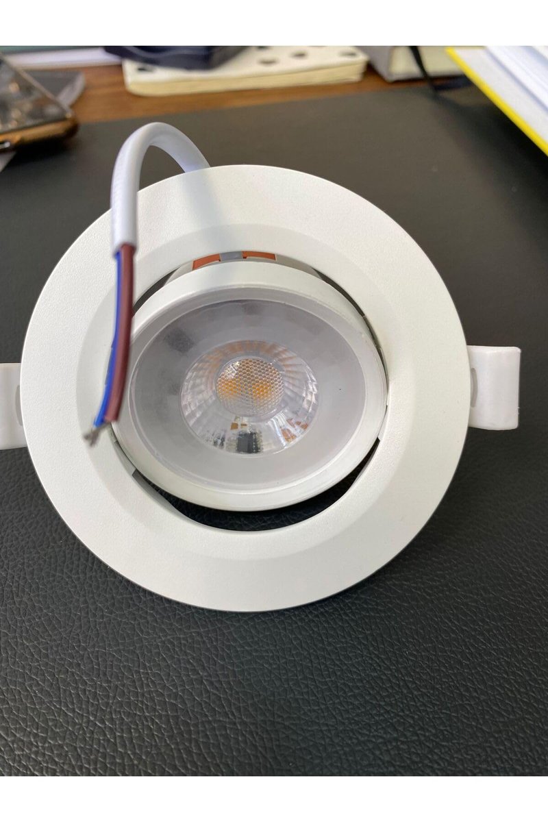 Cata 5W Cob Led Downlıght Armatür Beyaz Gövde Beyaz Işık Ct-5200-B