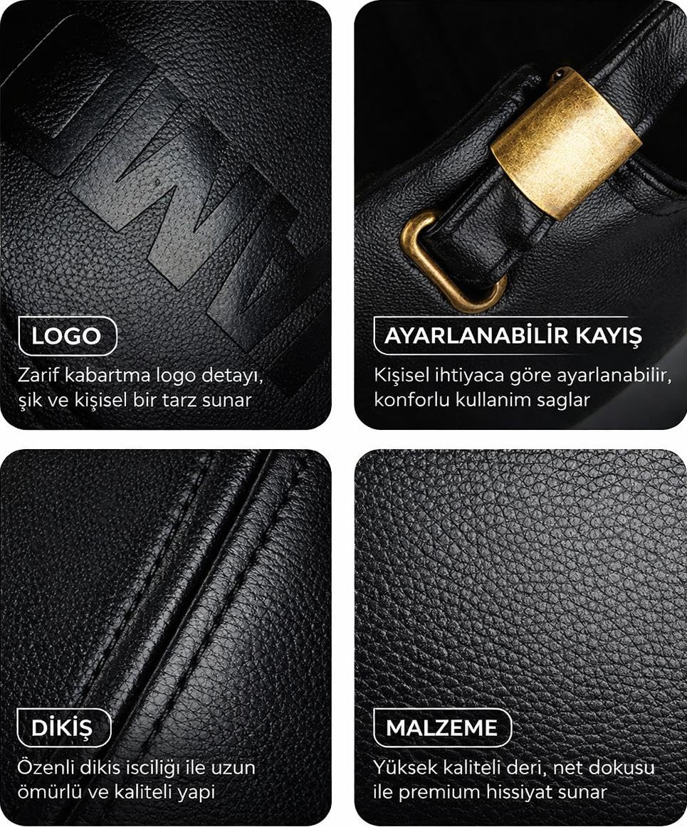 Valkyrie Erkek Siyah Deri Şapka Kavisli Siperlikli Ayarlanabilir Spor Günlük Baseball Cap