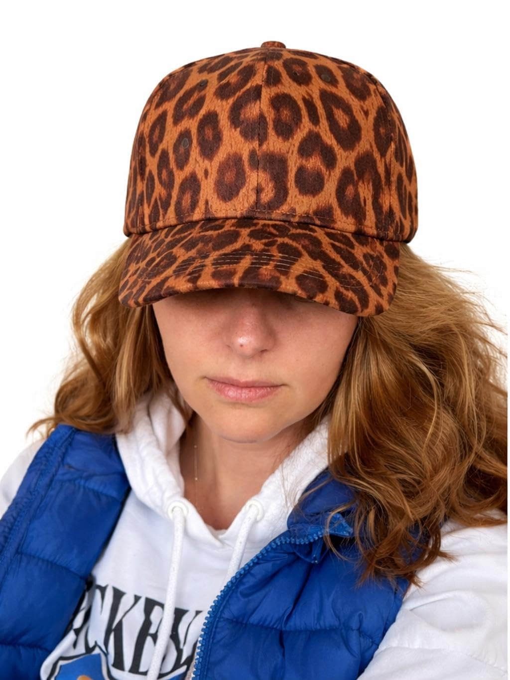 Valkyrie Leopar Desenli Şapka Ayarlanabilir Unisex Baseball Cap Günlük Spor Şapka