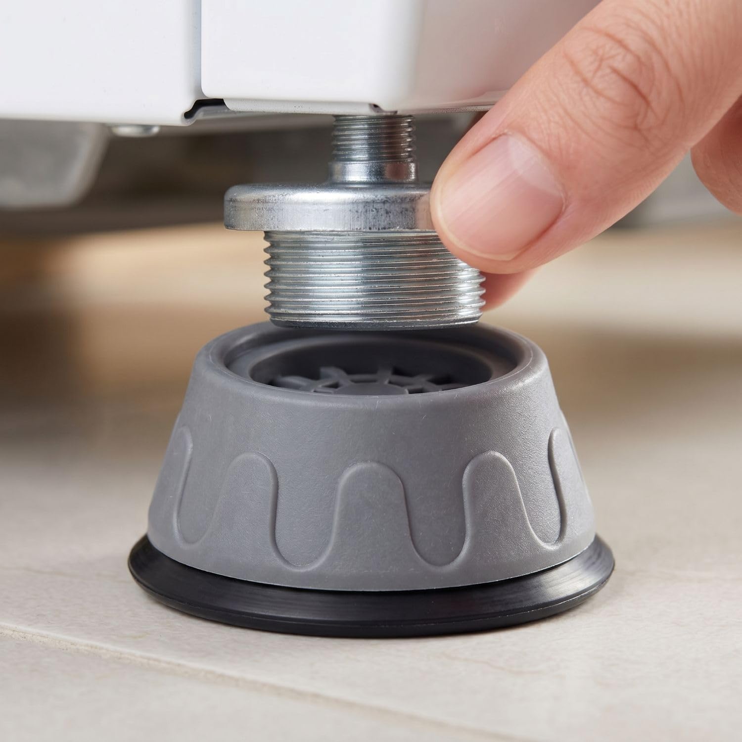 Orret Home Çamaşır Makinesi Titreşim Önleyici Ped 4 Adet Silikon Kaymaz Ayak Seti – Gürültü Azaltıcı Anti Vibrasyon Taban, Beyaz Eşya Altı Sabitleyici, Çamaşır Kurutma Makinesi Buzdolabı Titreşim Enge