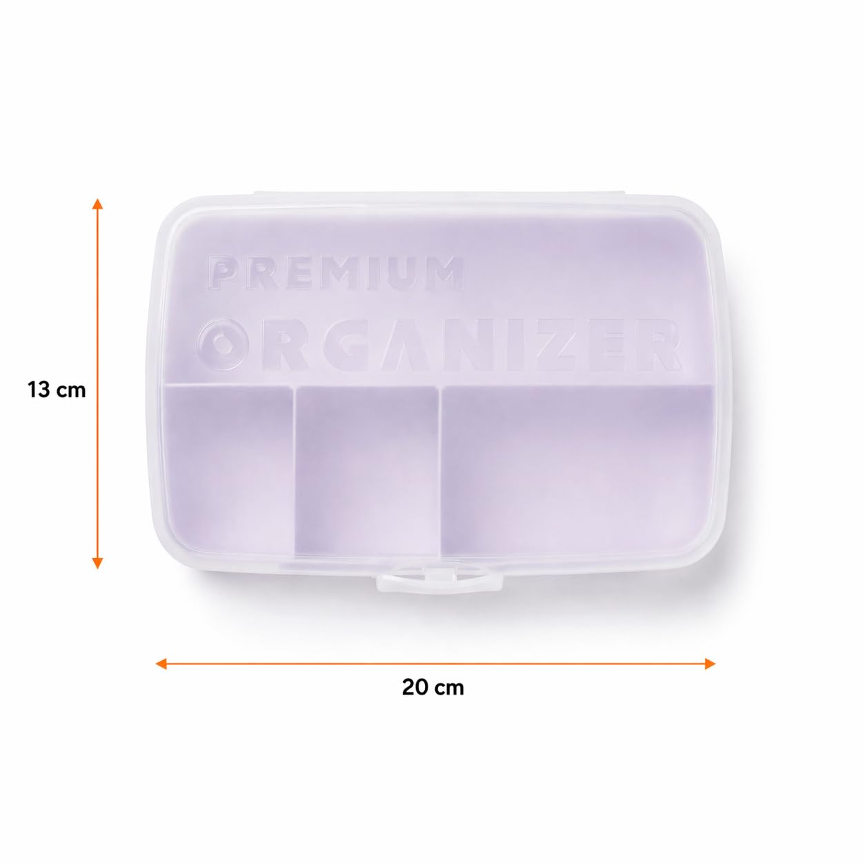 Orret Home Kilitli Organizer Kutu Şeffaf Kapaklı 2 Katlı Çok Bölmeli Takı Kutusu Kozmetik Organizer Toka Aksesuar Saklama Kutusu Bölmeli Düzenleyici (ASORTİ RENK)
