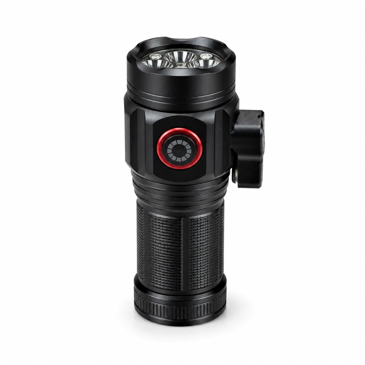 Busstier 10000 Lümen Mıknatıslı Mini El Feneri 15W Güçlü LED Şarjlı Yedek Pilli Taşıma Çantalı Taşınabilir Kamp Araç Acil Durum Feneri