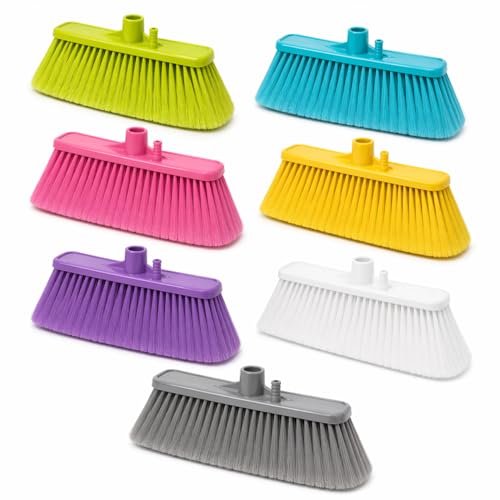Orret Home Yumuşak Kıllı Oto Yıkama Fırçası Hortum Girişli Araç Yıkama Fırçası Yer Süpürme Temizlik Fırçası Çok Amaçlı Dolgun Fırça (ASORTİ RENK)