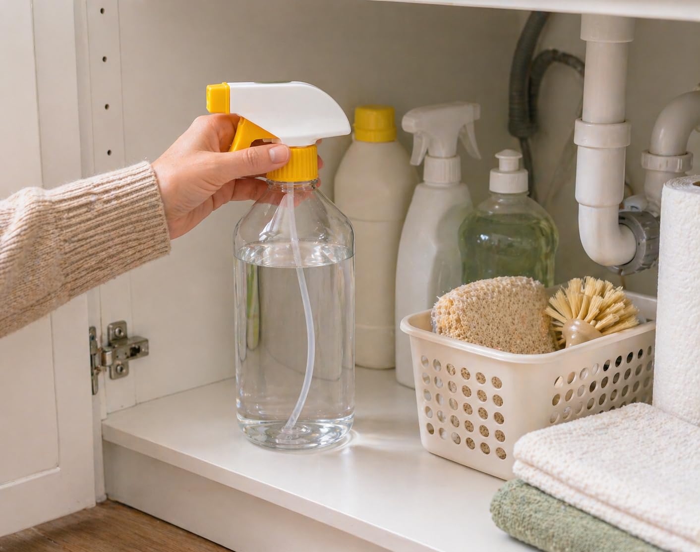 Orret Home Sprey Boş Sprey Şişesi Fısfıs Şişe Berber Spreyi Çiçek Sulama Spreyi Temizlik Sprey Şişesi Çok Amaçlı Kullanım (1 Litre)