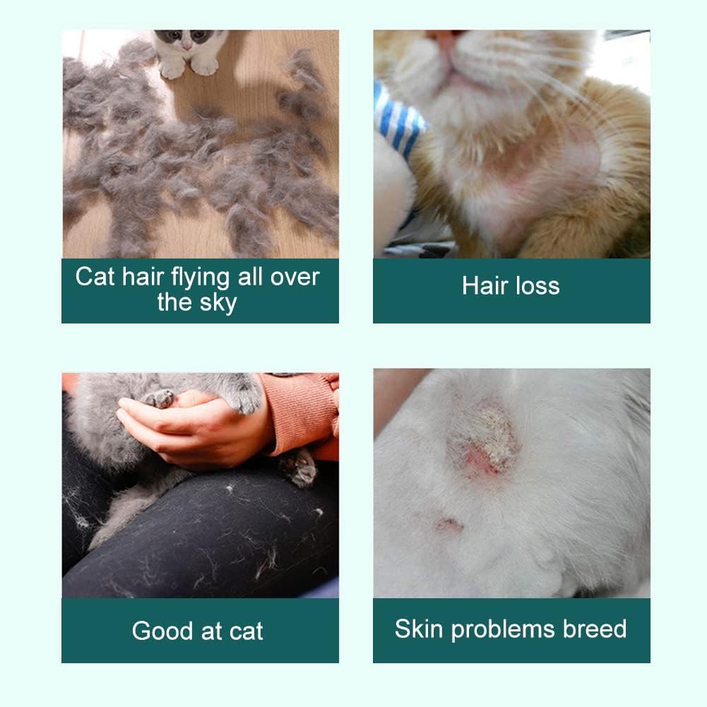 AEE® Kedi Köpek Tüy Açıcı Tarak | Tek Taraflı Gıdık Açıcı Metal Dişli Pet Tarağı | Tüy Toplama & Kıtık Düğüm Açıcı
