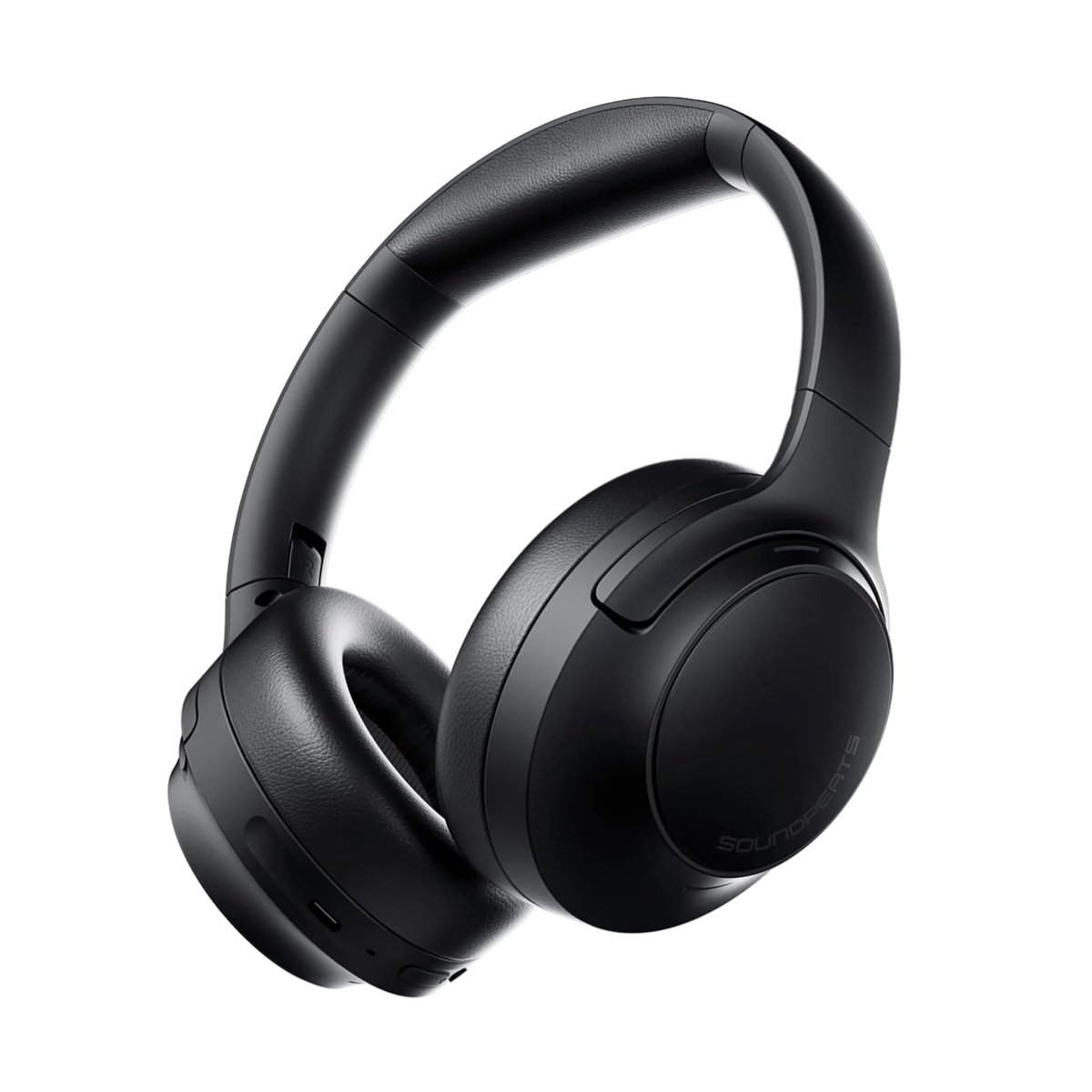 SoundPEATS Cove Pro Hi-Res LDAC Bluetooth 6.0 Kablosuz Kulak Üstü Kulaklık Siyah