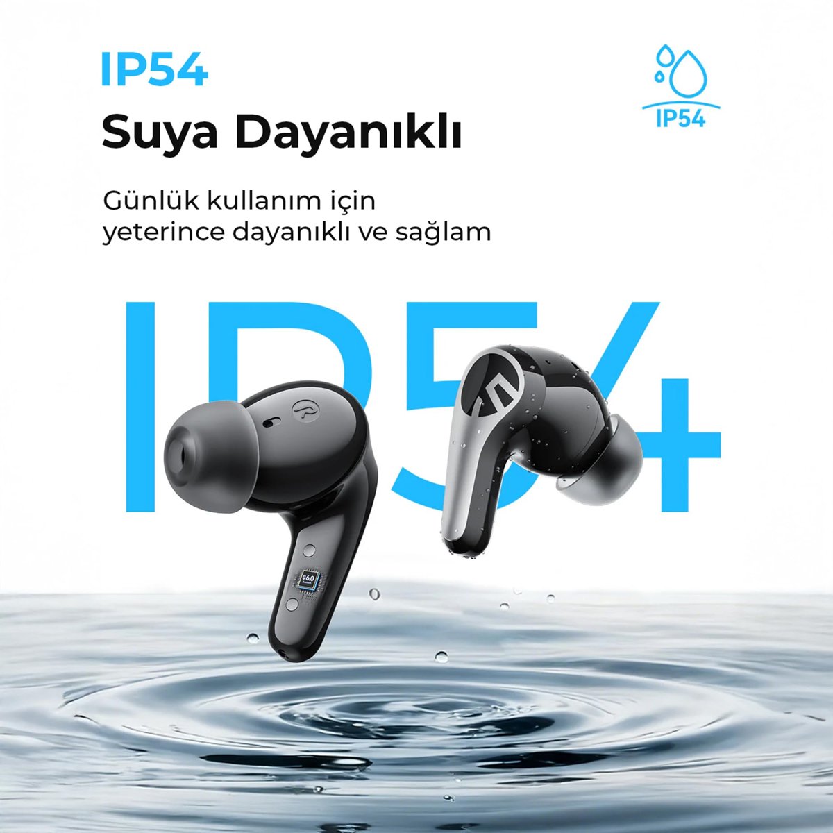 SoundPEATS C30 Hybrid ANC Hi-Res LDAC TWS Bluetooth 6.0 Kablosuz Kulak İçi Kulaklık Pembe