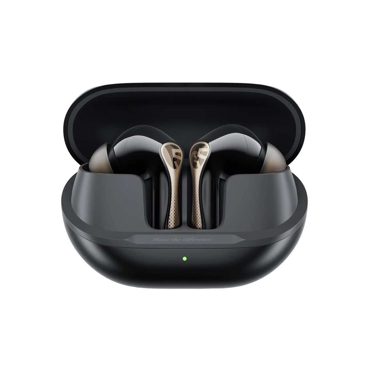 SoundPEATS Air5 Pro+ Hi-Res LDAC Hybrid ANC TWS Kablosuz Bluetooth 5.4 Kulaklık Siyah