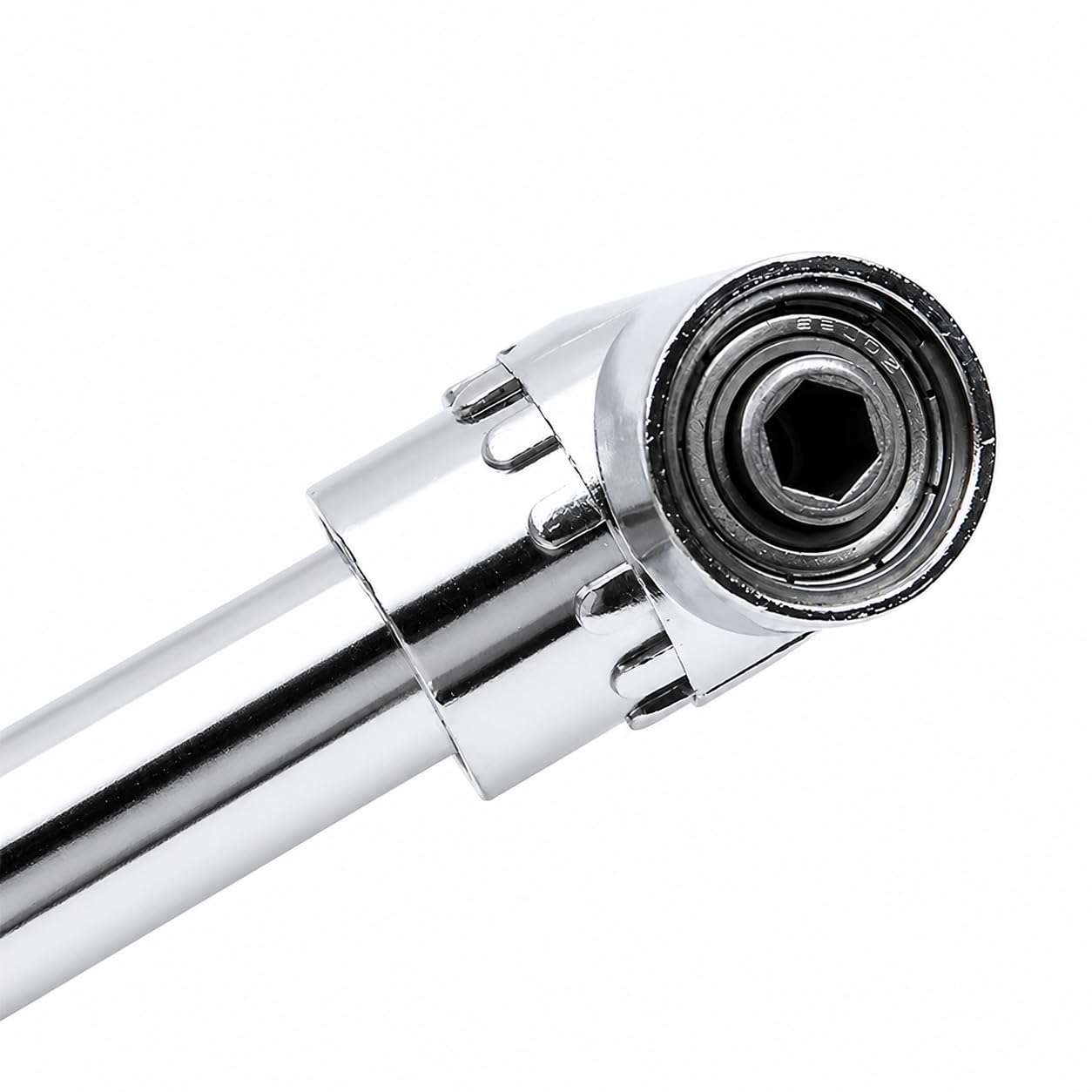 Orret Home 90 Derece Vidalama Köşe Adaptörü 360° Döner Başlıklı Matkap Aparatı Dar Alan Vida Sıkma Ucu 6.35mm Hex Şaft Profesyonel Açılı Adaptör