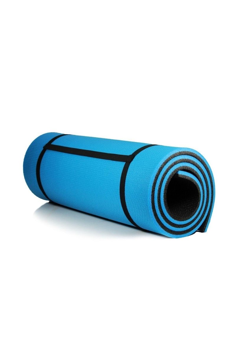 Leyaton Pilates Minderi Yoga Mat Fitness Egzersiz Minderi Mavi Siyah, 02078700017
