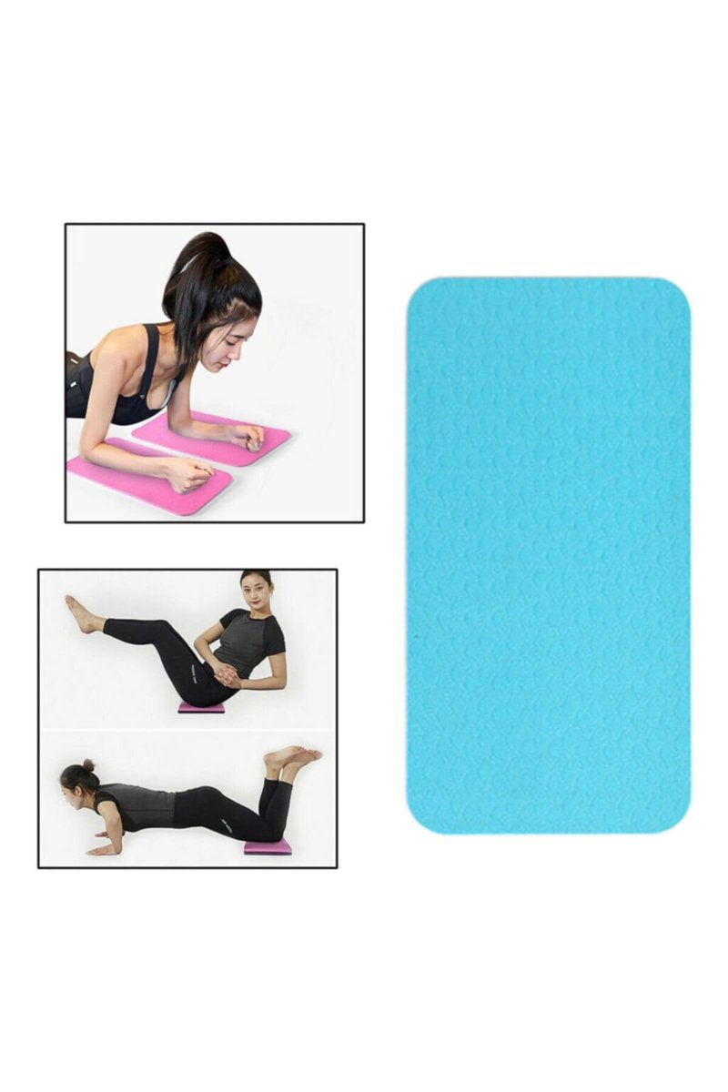 Leyaton Yoga Diz Dirsek Destek Yastığı Kaymaz Mat 10 Mm Çift Renk Mavi-turkuaz, 10MVTRKDZDRS