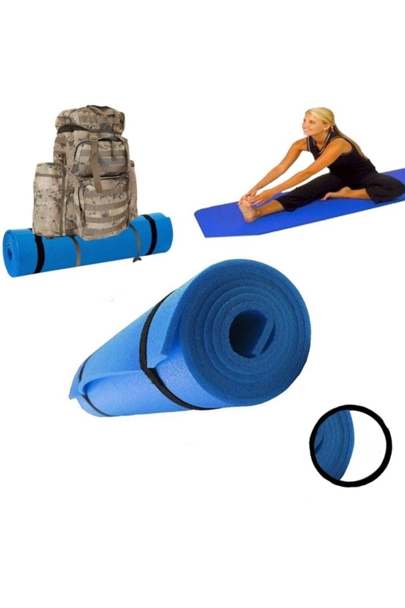 Leyaton Pilates Minderi, Yoga Matı 6 Mm, Tek Ebat, 0,6mm-pltsET, Mavi