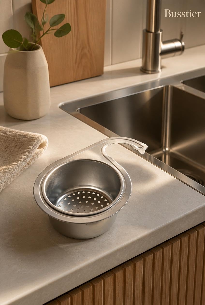 Busstier Lavabo Süzgeci Mutfak Gider Filtresi Banyo Lavabo Süzgeç Tıkayıcı Önleyici Gider Kapağı Saç ve Atık Tutucu