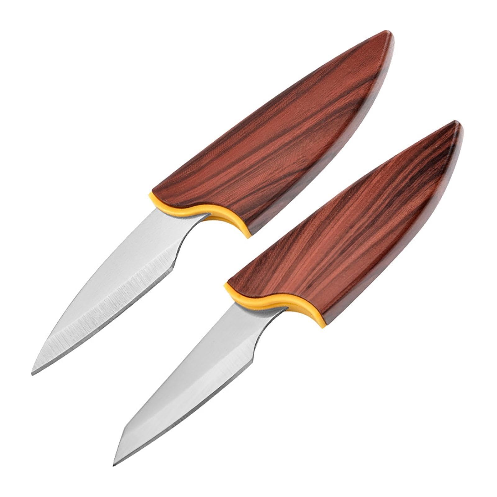 Valkyrie Mini Şef Yemek Bıçağı Ahşap Kılıflı Paslanmaz Çelik Meyve Sebze Soyma Doğrama Bıçağı
