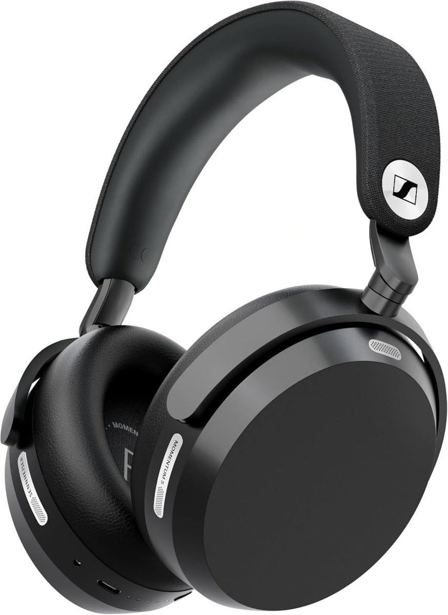 Sennheiser Momentum 5 Kablosuz Kulak Üstü Bluetooth Kulaklık - Siyah