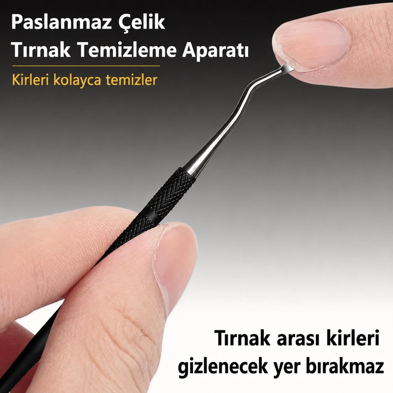 Valkyrie Profesyonel Batık Tırnak Makası Seti 5 Parça | Kalın Tırnak Kesici, Tırnak Eğesi, Temizleme Aparatı ve Cımbızlı Pedikür Seti
