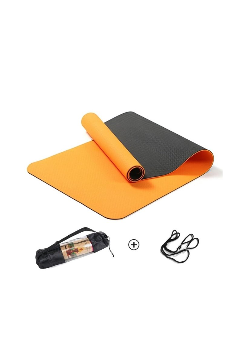 Pilates & Yoga Minderi, Çift Renkli Mat Turuncu TURUNCU