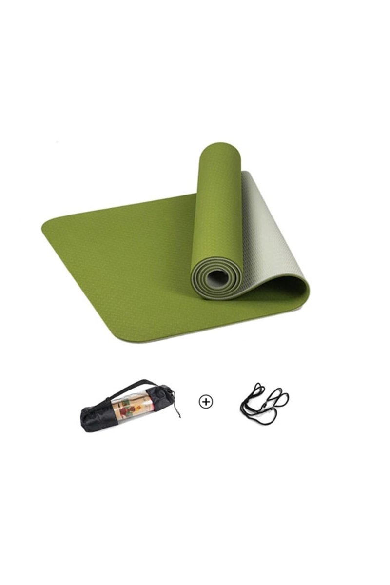 Pilates & Yoga Minderi, Çift Renkli Mat Yeşil YEŞİL
