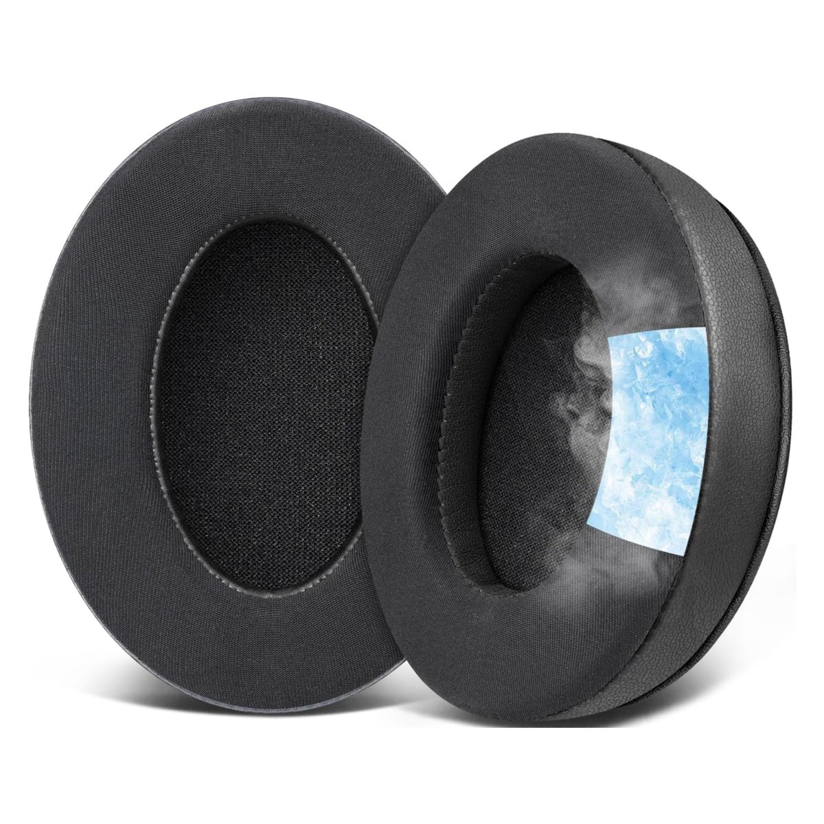 HyperX Cloud 3, Cloud 2, Cloud 1, Cloud Alpha, Flight, Stinger, Core Uyumlu Soğutucu Jel Kulaklık Pedi - İpeksi Serin Kumaş & Hafızalı Köpük (Memory Foam) Kulaklık Süngeri (Soğutucu Jel - Kumaş)