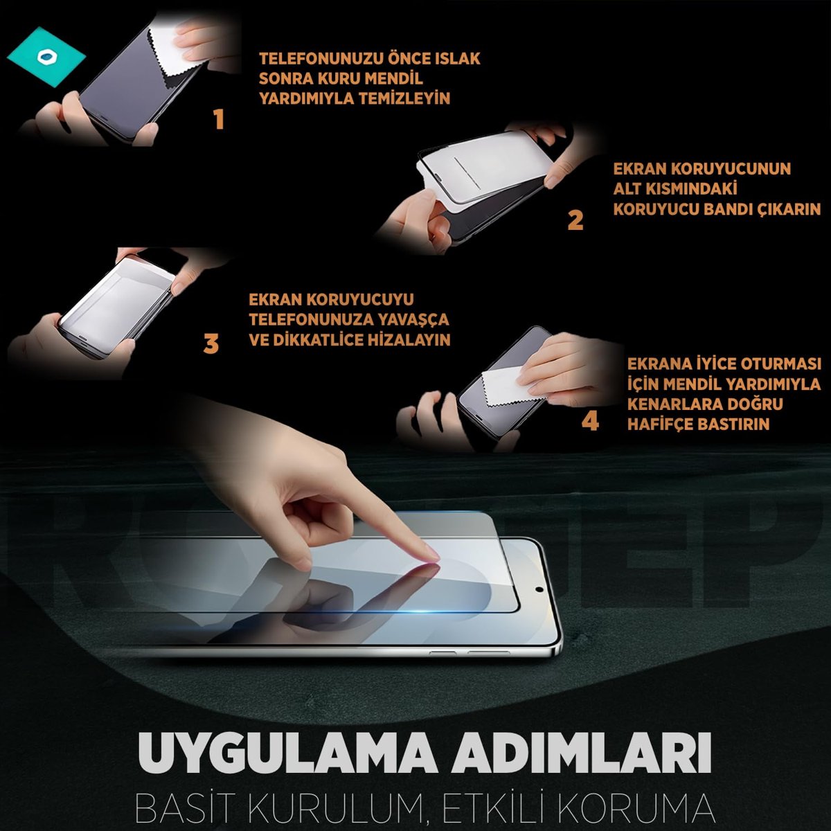 Rongep [Full-Glass] Samsung Galaxy S25 FE için Ekran Koruyucu 9H Sertlikte Anti-Static Temperli S25 FE Ekran Görüntü ve Dokunmayı Etkilemeyen Çizik ve Darbelere Karşı Samsung S25 FE Ekran Koruyucu