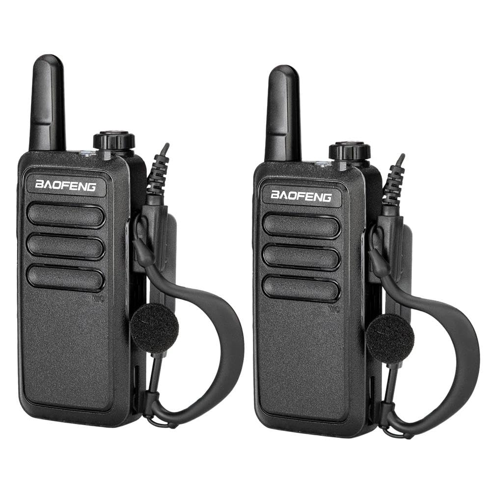Valkyrie PMR Baofeng 2 Adet BF-R5 El Telsizi Seti - Çift Kulaklık 2li Set Lisanssız Şarjlı 16 Kanal Vox Telsiz Seti