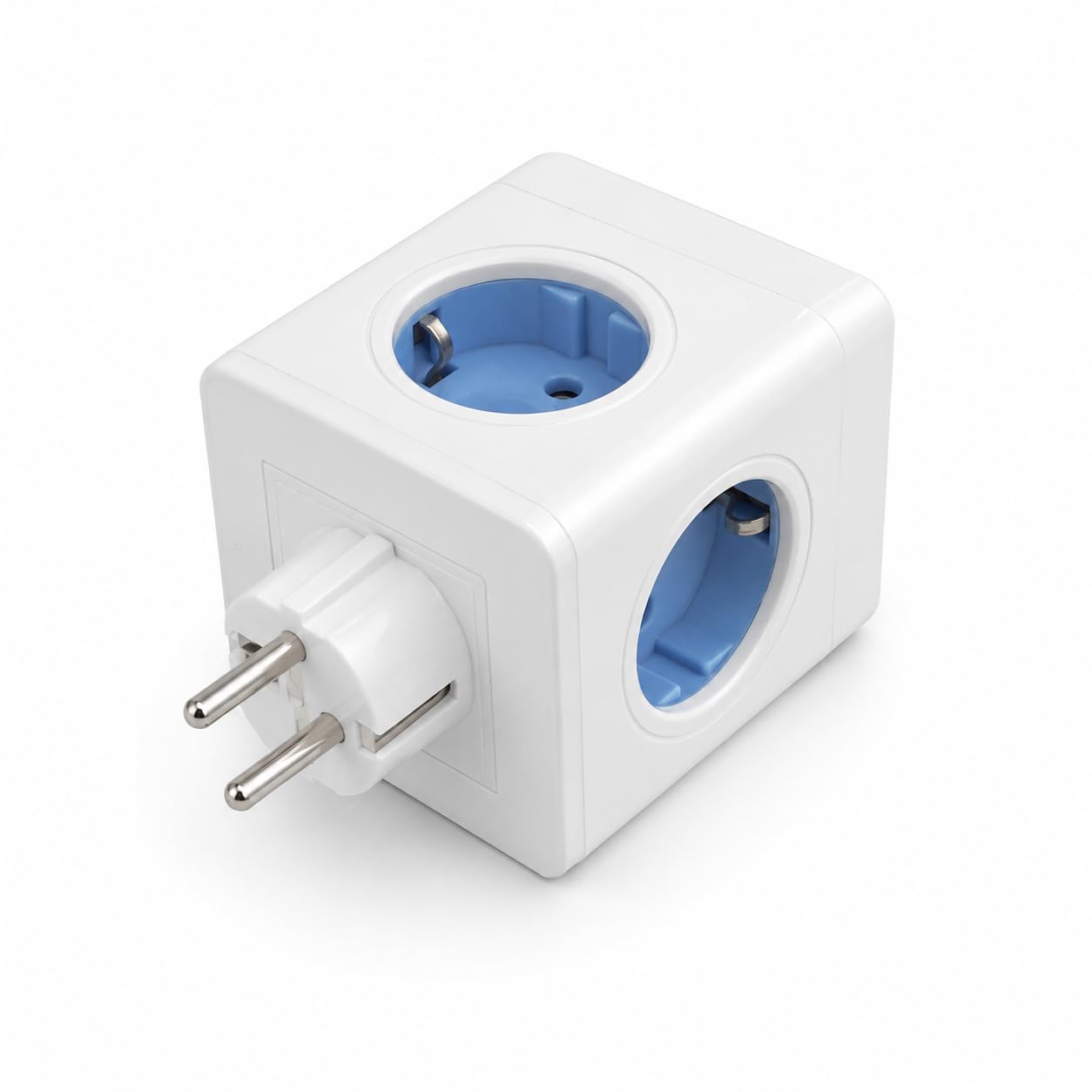 Orret Home 4'lü Akıllı Duvar Prizi 2 USB 1 Type-C Girişli Akım Korumalı Anahtarlı Çoklu Priz Küp USB Şarjlı Topraklamalı Çoklayıcı Priz Adaptörü