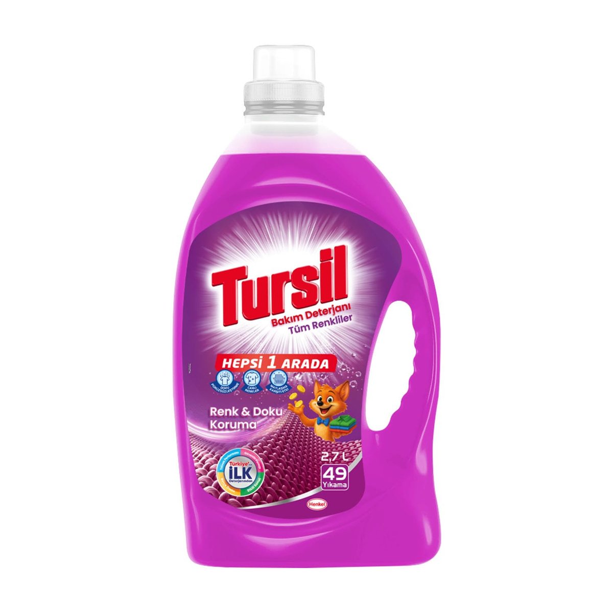 Tursil Bakım Deterjanı Tüm Renkliler 2.7L