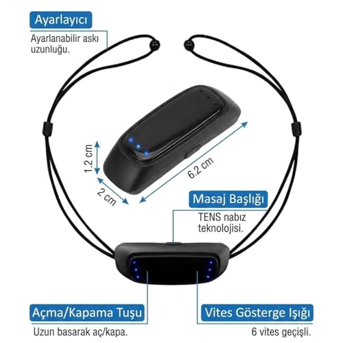BUFFER® Ultrasonik Horlama Önleyici Cihaz – Uyku Kalitesi Artırıcı Elektrikli Uyku Apnesi Destekleyici Sessiz Uyku Aparatı