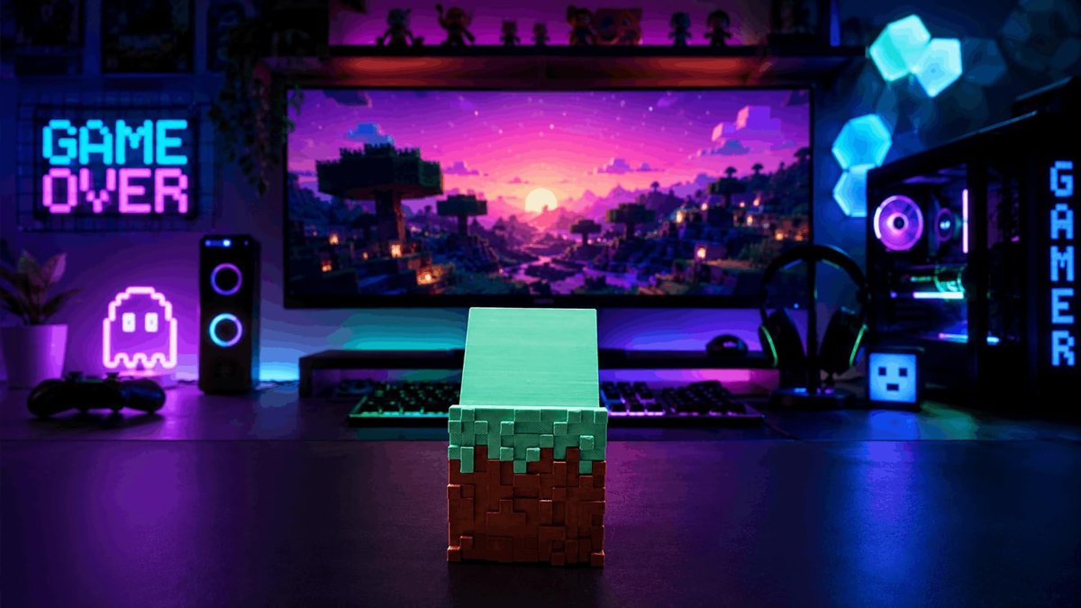 Xbox Joystick Stand MCraft Edition