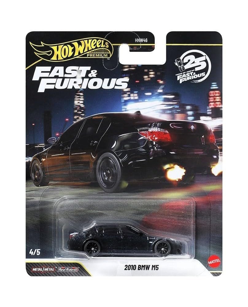 HOT WHEELS Premium Series 25.Yıl Özel Fast & Furious 2010 BMW M5 HNW46 - JHW62