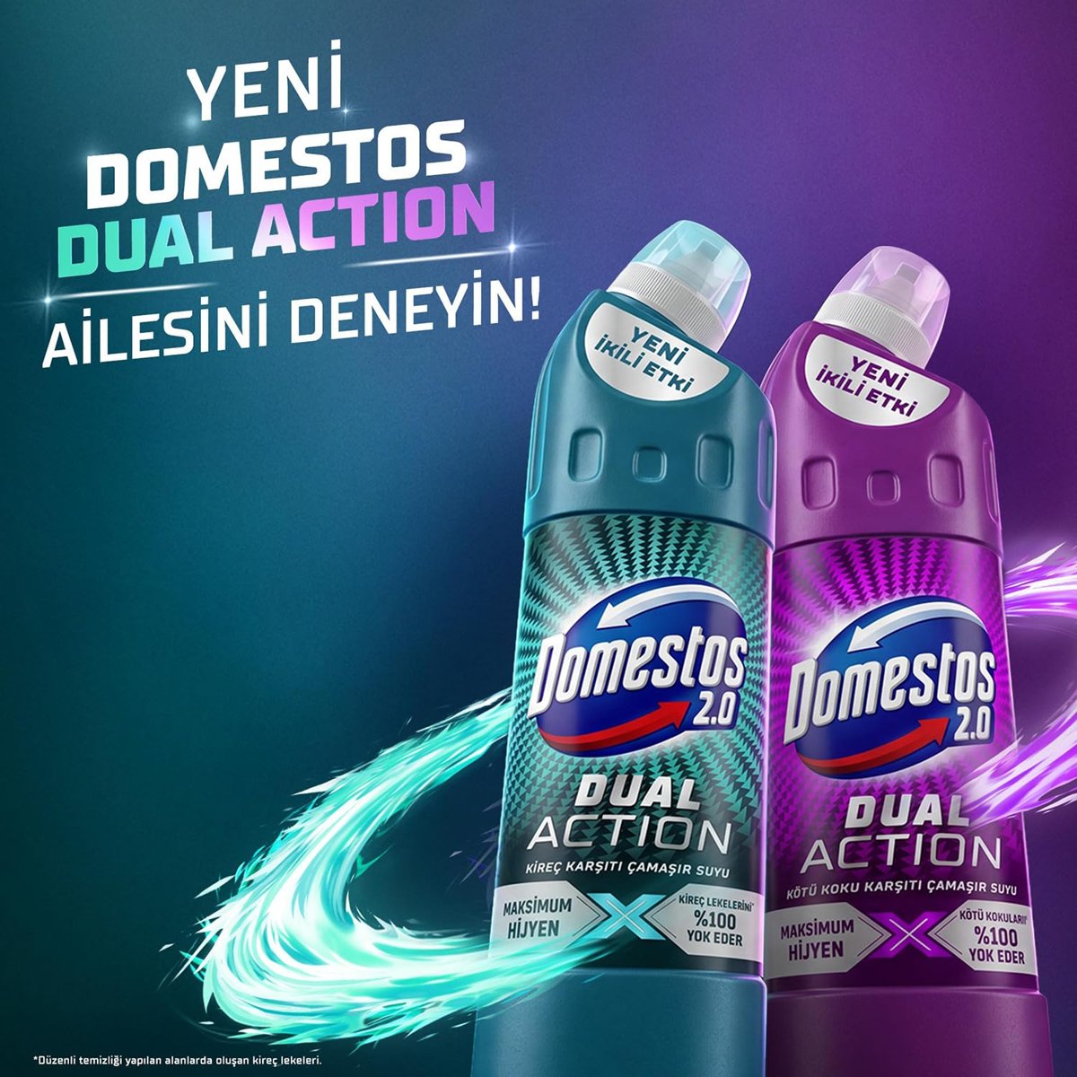 Domestos Dual Action Kötü Koku Karşıtı Çamaşır Suyu 750 ml