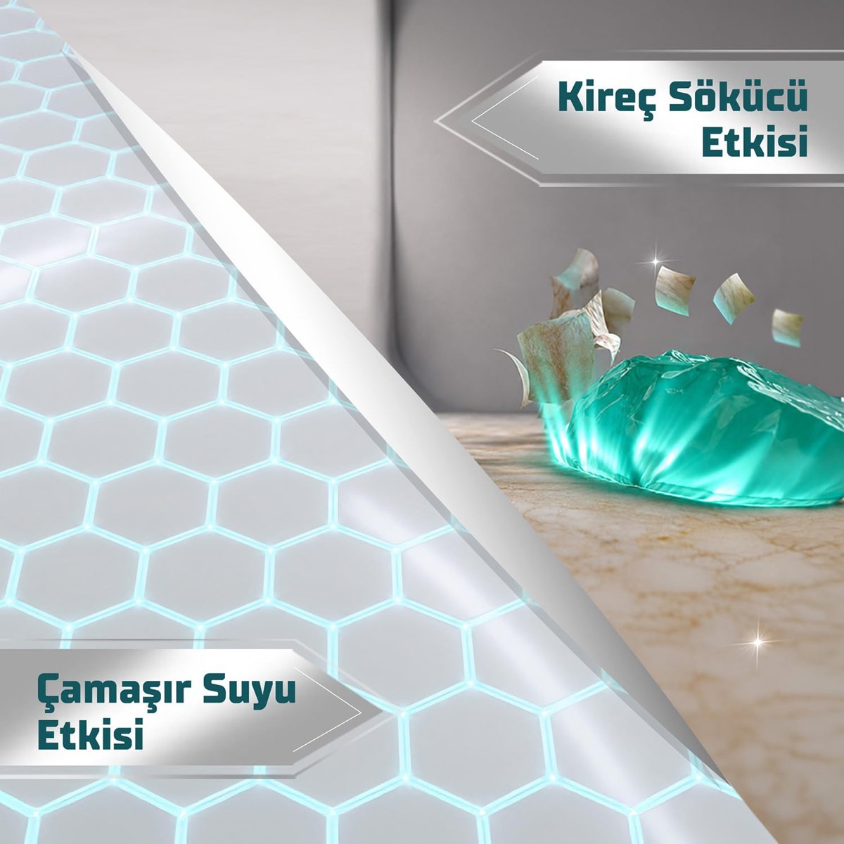 Domestos Dual Action Kireç Karşıtı Çamaşır Suyu 750 ml