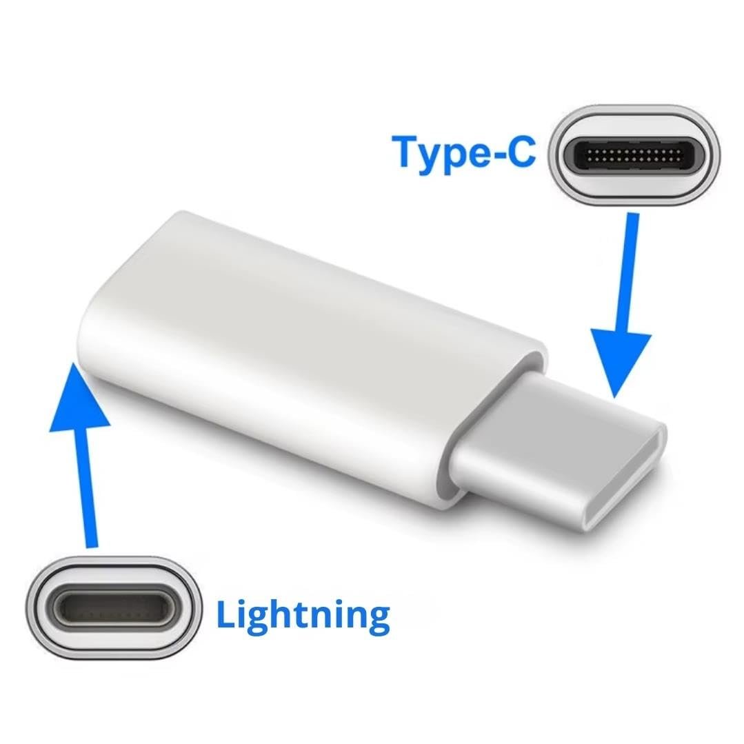 Daytona A-6004 Type-C To Lightning Şarj Data Çevirici Dönüştürücü Adaptör x 2 Adet