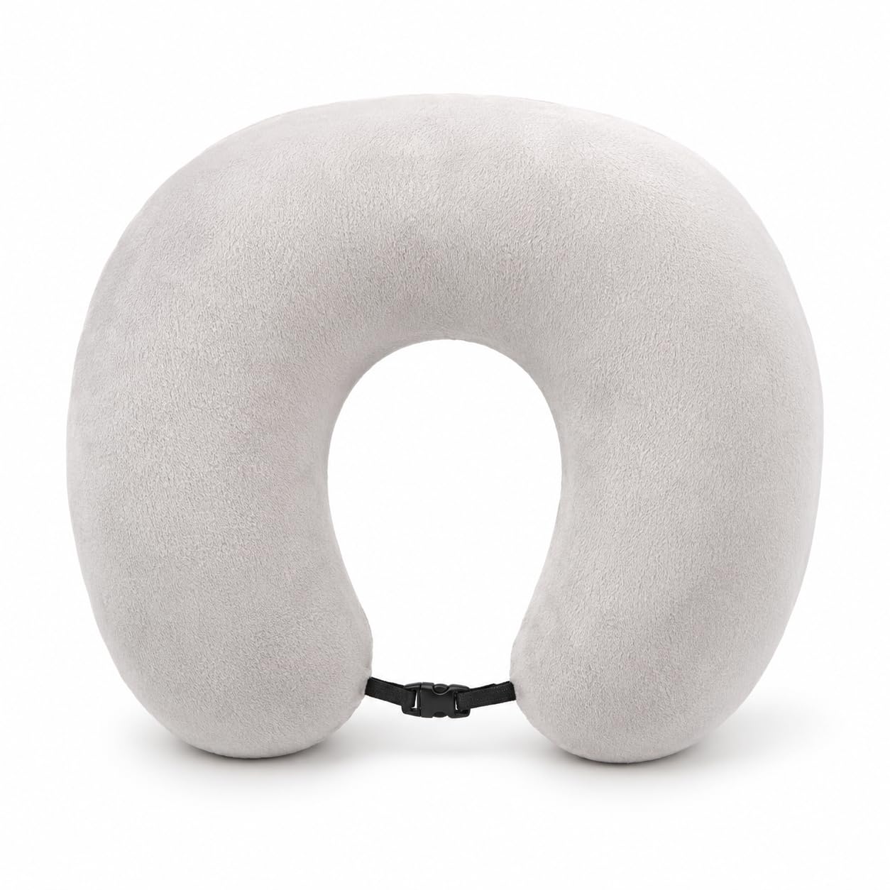 Orret Home U Tipi Seyahat Yastığı Visco Boyun Yastığı Klipsli Hafızalı Sünger, Çıkarılabilir Yıkanabilir Kılıf, Uçak Araba Tren Otobüs Yolculuk Boyun Destek Yastığı Gri