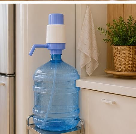 BPA'sız Manuel Damacana Pompası, 19 Litre Polikarbon ve Tritan ve 15 Litre Cam Damacana Uyumlu, Taşınabilir Su Pompası, Pratik ve Kolay Kullanım | BPA'sız Malzeme ile Güvenli İçme Suyu Kullanımı