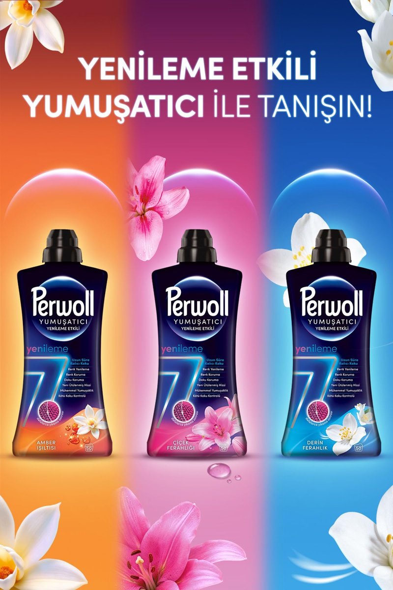 Perwoll Yenileme Etkili Yumuşatıcı Çiçek Ferahlığı 1,2L
