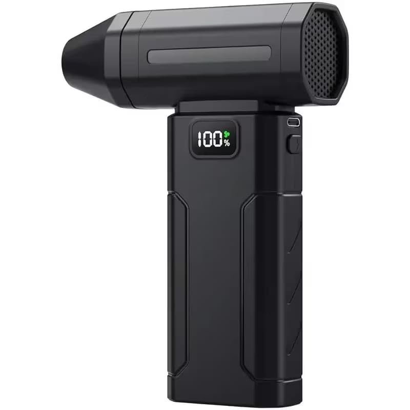 X8 Elektrikli Turbo Jet Fan – Yüksek Hızlı Hava Üfleyici, Dizüstü Bilgisayar, Kamera ve Atölye için Dijital Ekranlı USB-C Şarj Edilebilir Mini Üfleyici