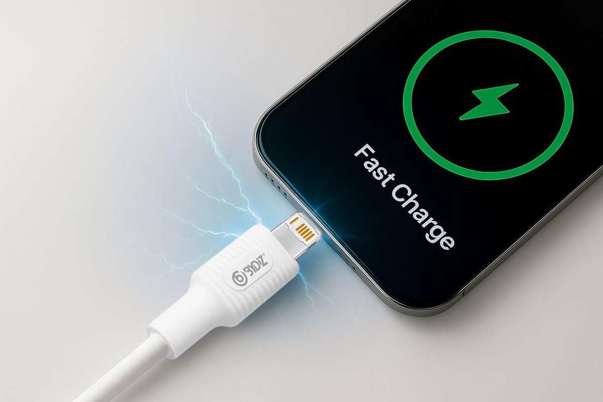 iPhone 27W USB C To Lightning Hızlı şarj ve Data Kablosu (1m) iPhone Hızlı Şarj Kablosu 14/13/12/12 Pro Max/11/Xs Max/XR/X,AirPods Pro Uyumlu Bydiz RMX-480