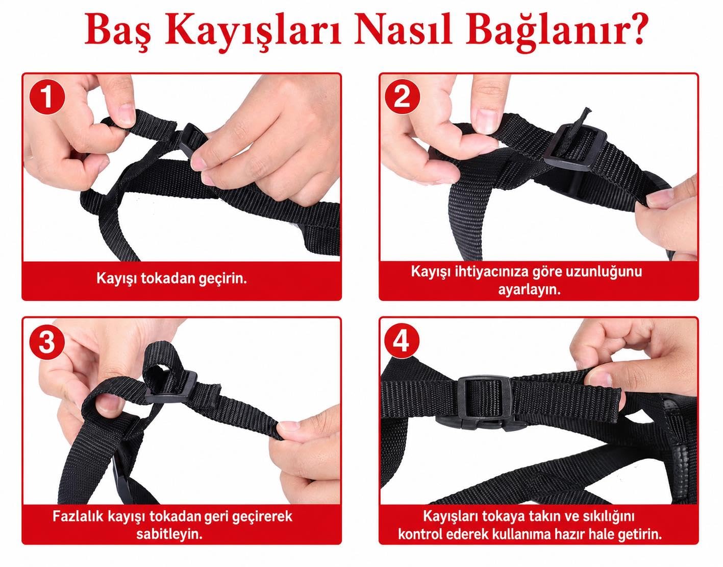 Valkyrie L Beden Köpek Ağızlığı Ayarlanabilir Nefes Alabilir Isırma Önleyici Yumuşak Pedli Siyah