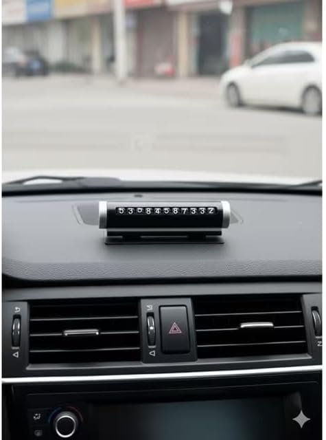 Çevirmeli Ayarlı Silindir Numaratör Pratik ve Şık Tasarım, Kolay Kullanım Telefon Numarası Gösterici