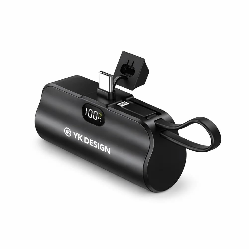 YK Design 5000 mAh Standlı Mini Powerbank 22.5W Hızlı Şarj