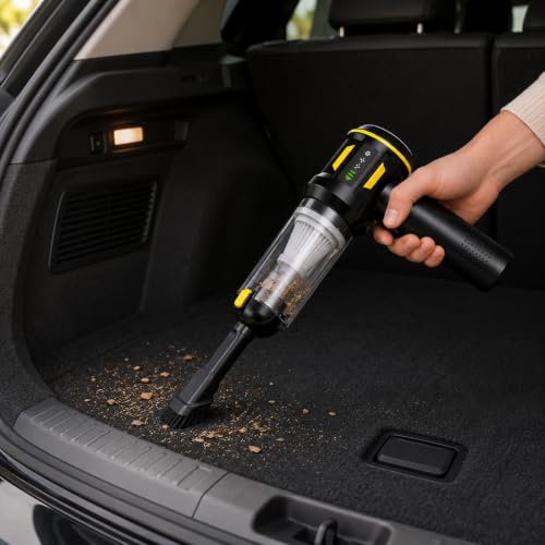 Orret Home 2'si 1 Arada Araç Süpürgesi ve Hava Üfleyici, 20000 Pa Turbo Vakum, 8000 mAh, Type-C Şarjlı, 3 Kademeli Fırçasız Motor, HEPA Filtreli Kablosuz Mini El Süpürgesi