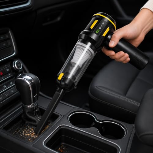 Orret Home 2'si 1 Arada Araç Süpürgesi ve Hava Üfleyici, 20000 Pa Turbo Vakum, 8000 mAh, Type-C Şarjlı, 3 Kademeli Fırçasız Motor, HEPA Filtreli Kablosuz Mini El Süpürgesi