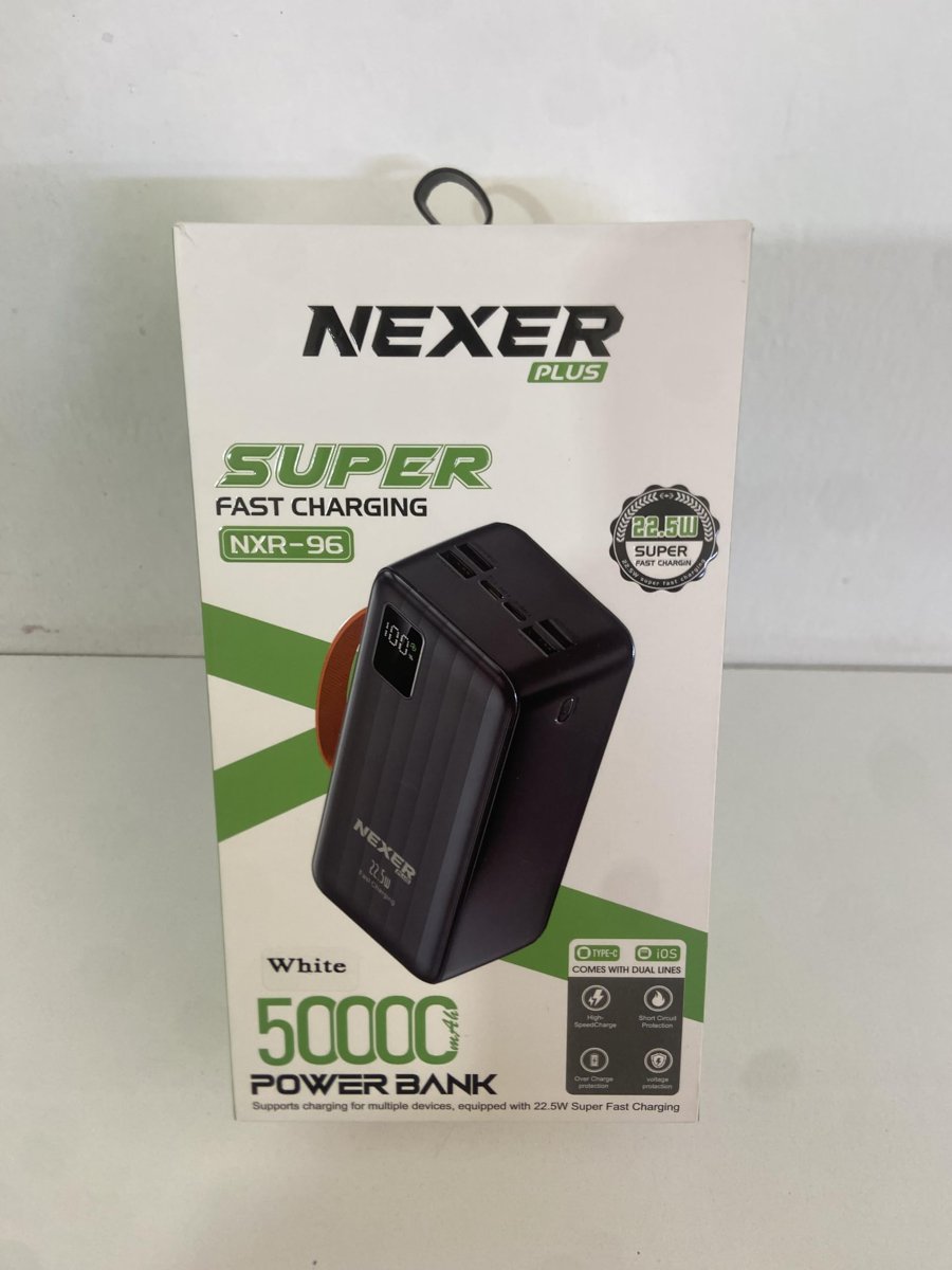 Nexer Plus NXR-96 50000 mAh 22.5W Süper Hızlı Şarj Powerbank