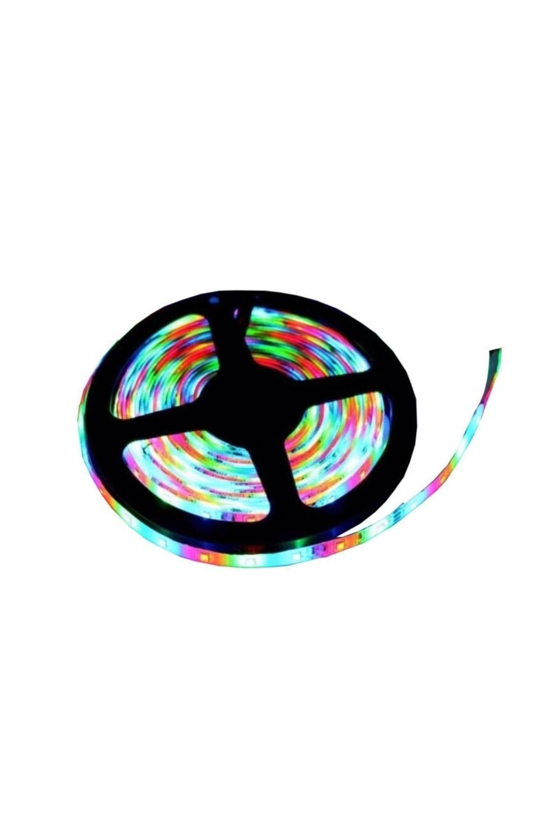ARDUINO RGB Şerit LED, 5V/60 LED, IP 20, 5 Metre, Renkli