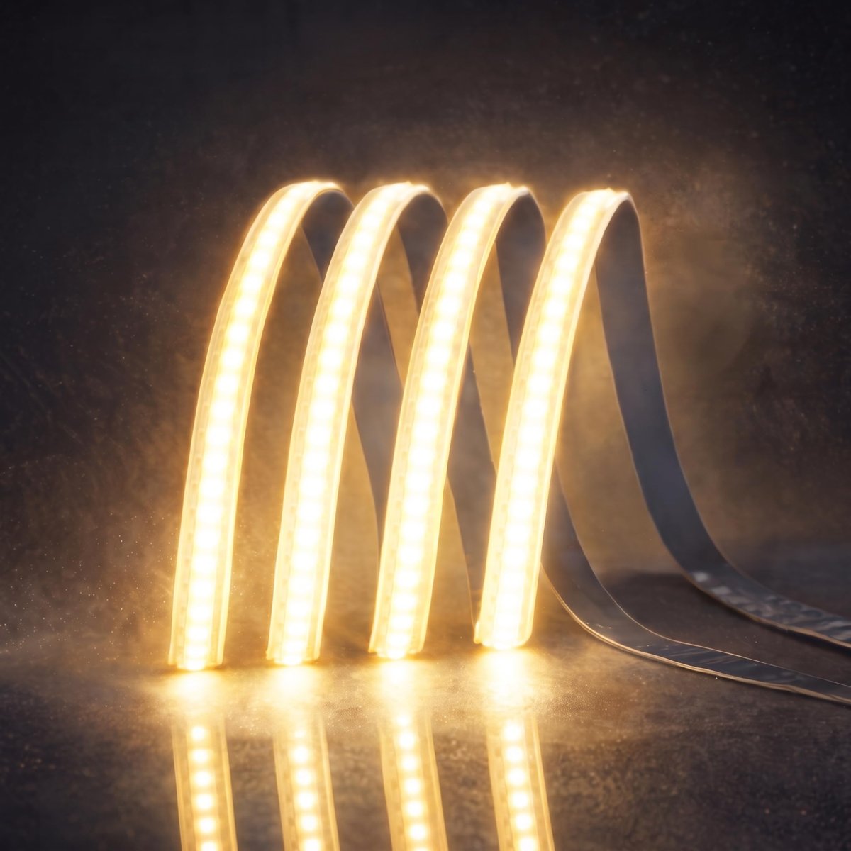 Cata CT-4541G COB Şerit LED 12V Metrede 216 Çipli Kesintisiz Noktasız İç Mekan Aydınlatma - 5 METRE GÜNIŞIĞI 3200K