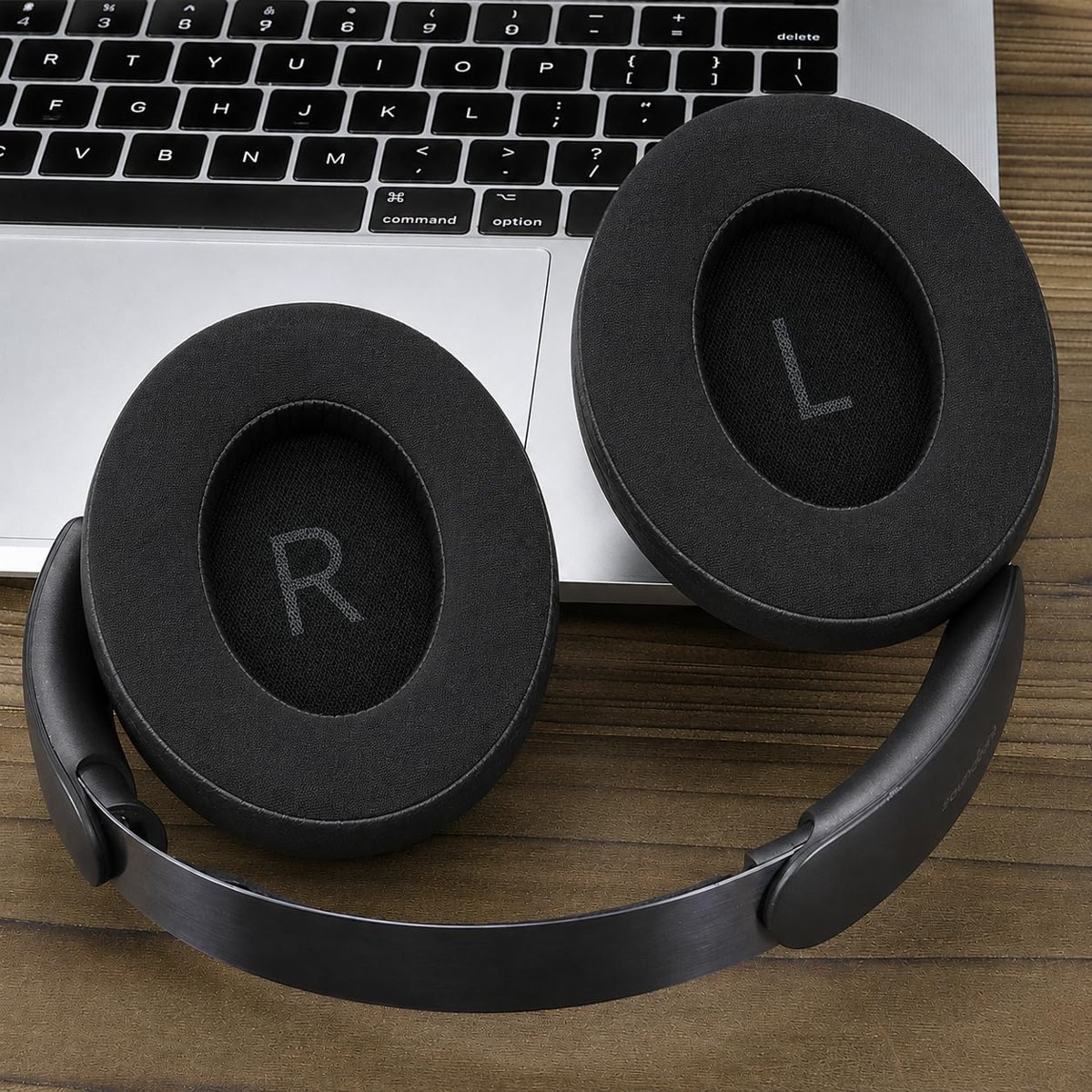 Anker Soundcore Life 2 için Q20/Q20+/Q20I/Q20BT Modelleriyle Uyumlu Suni Deri Kulaklık Pedi Hafızalı Yüksek Kaliteli Materyal Kulaklık Süngeri (Q30/Q30BT/Q35 Soğutucu Jel - Kumaş)