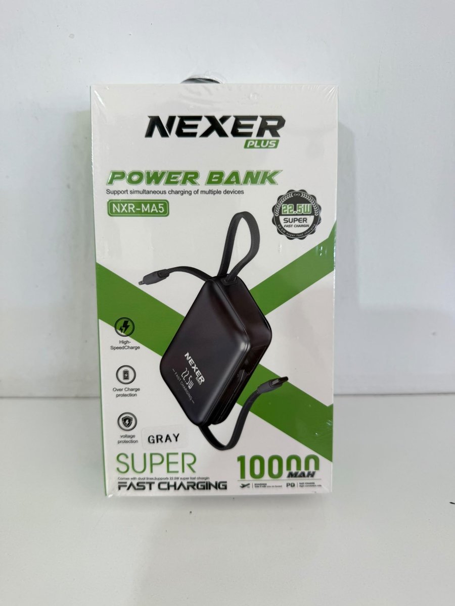 Nexer Plus NXR-MA5 Powerbank 10000 mAh 22.5W Süper Hızlı Şarj