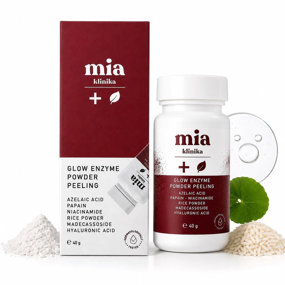 MIA KLINIKA Glow Enzyme Powder Peeling Yüz Temizleyici 40g