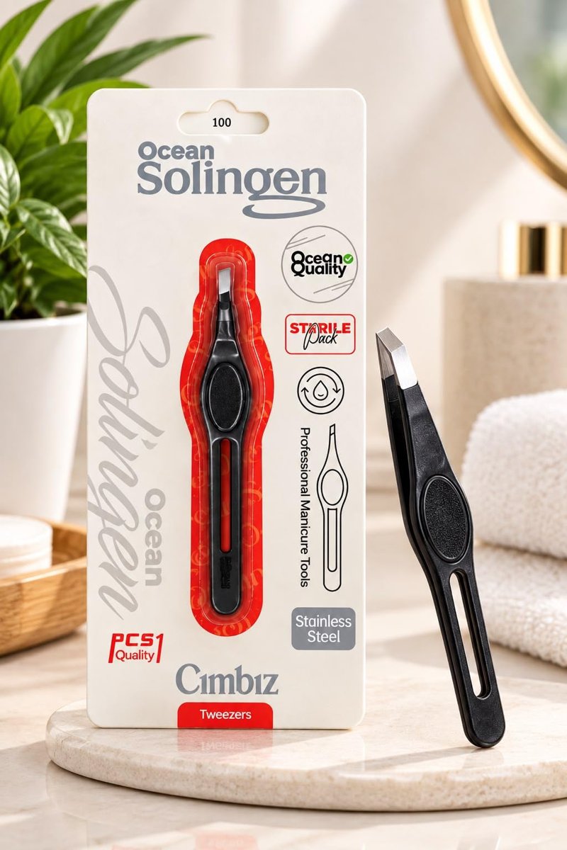 Profesyonel Cımbız, Paslanmaz Çelik, Eğimli Uç